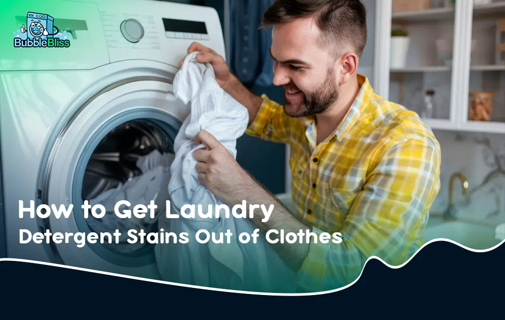 how to get detergent stains out of clothes