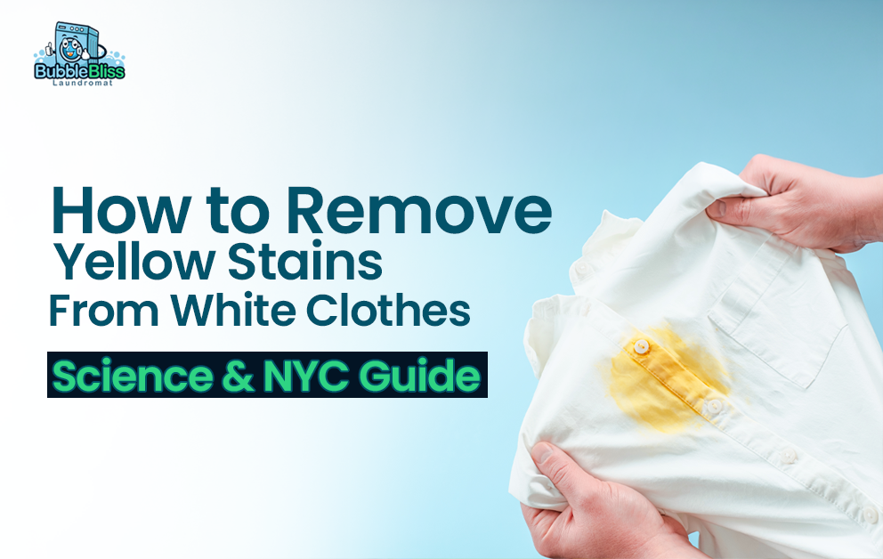 how to remove yellow stains from white clothes