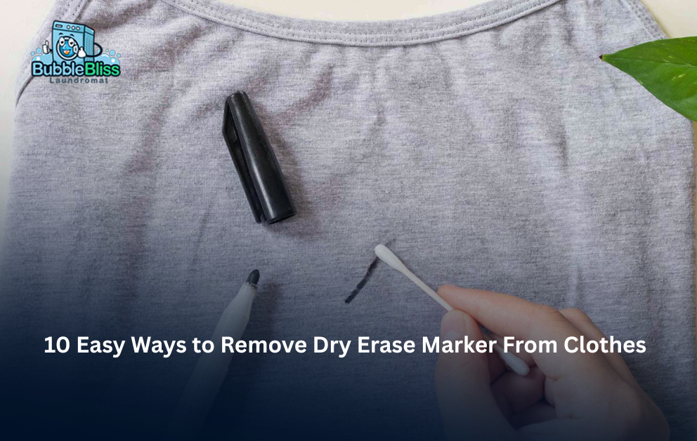 how to remove dry erase marker from clothes