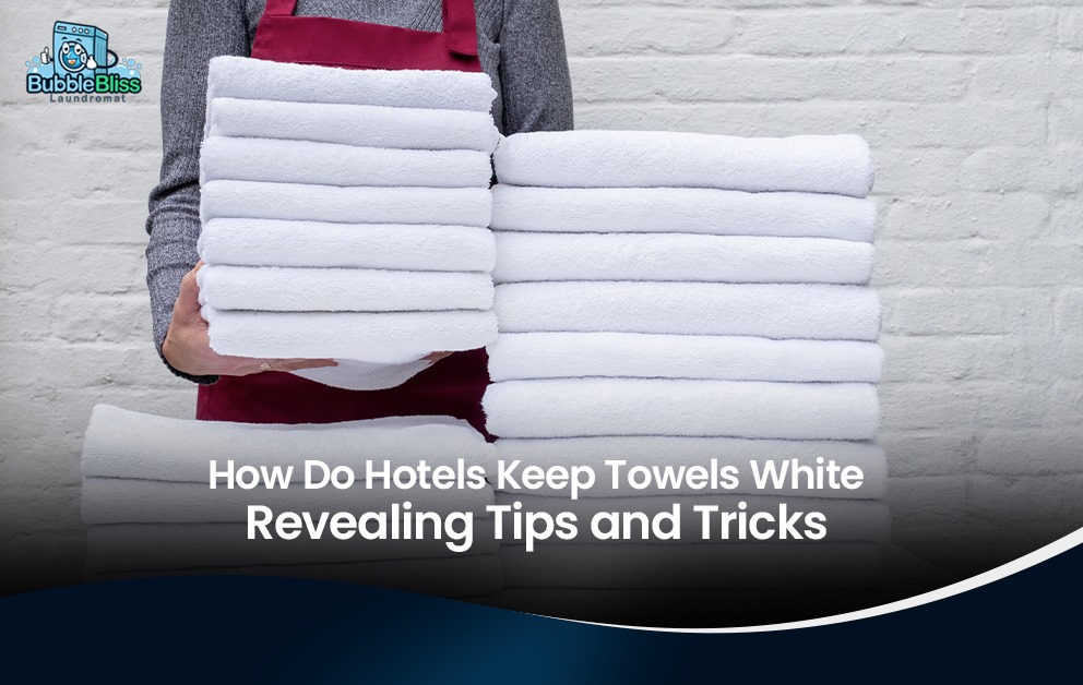 how do hotels keep towels white