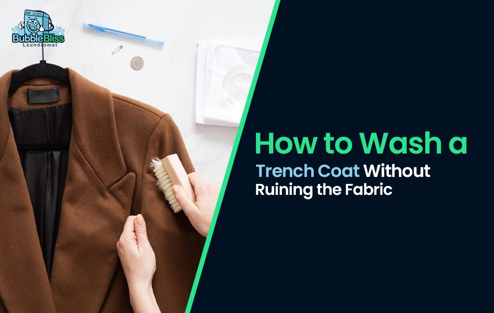 how to wash a trench coat