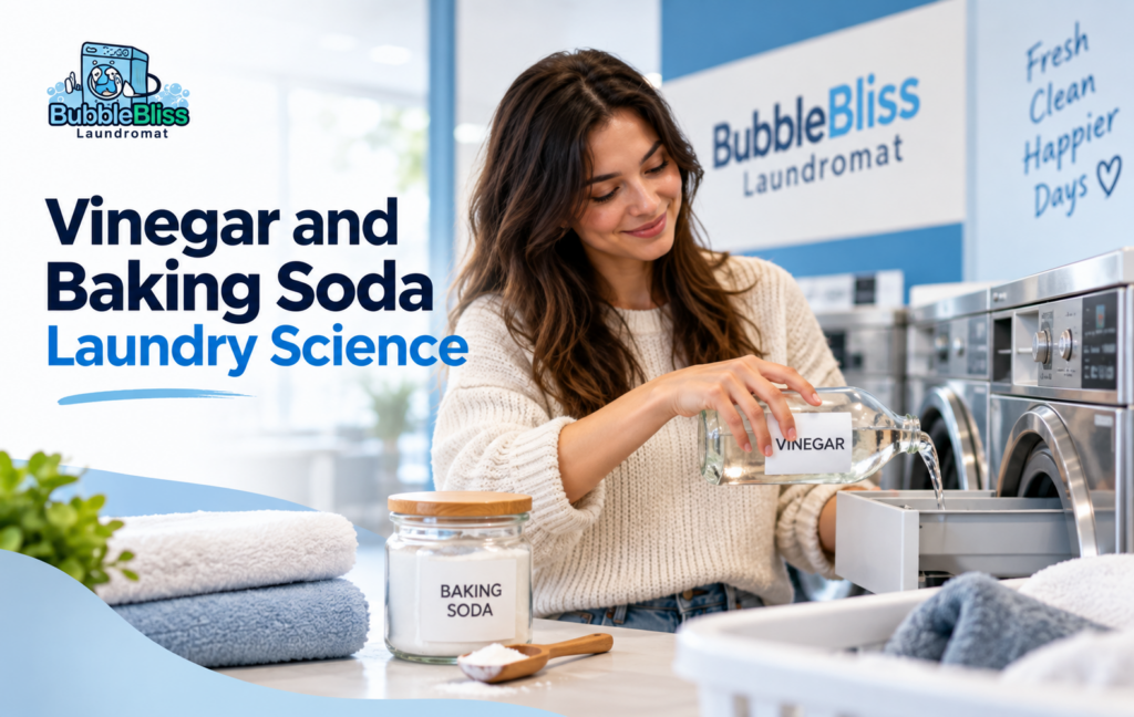 vinegar and baking soda laundry