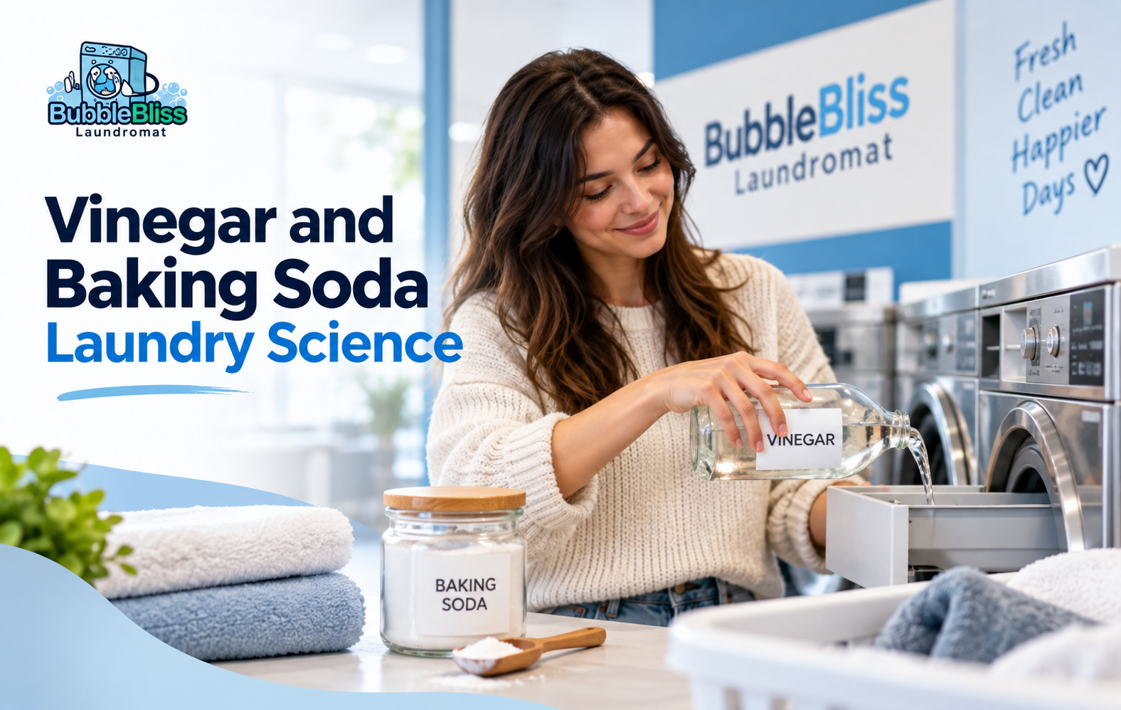 vinegar and baking soda laundry