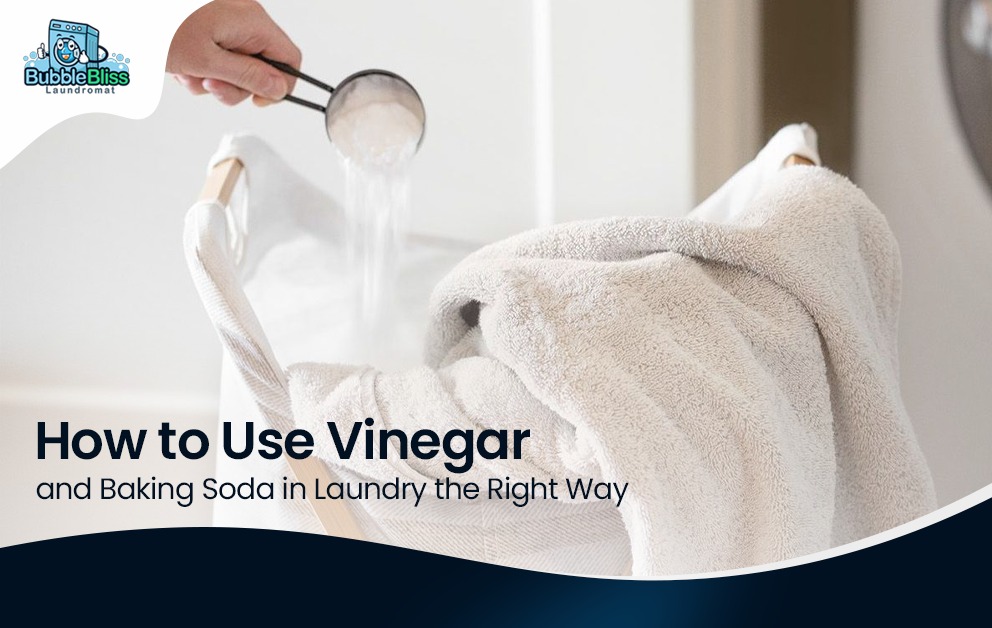 vinegar and baking soda laundry