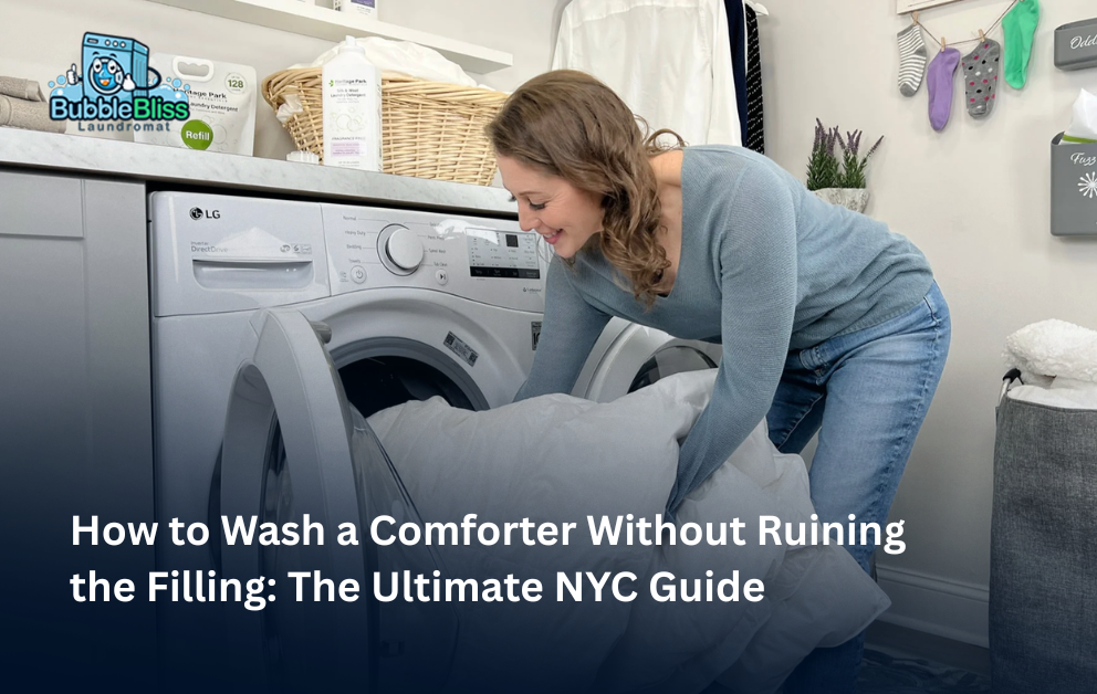 how to wash a comforter