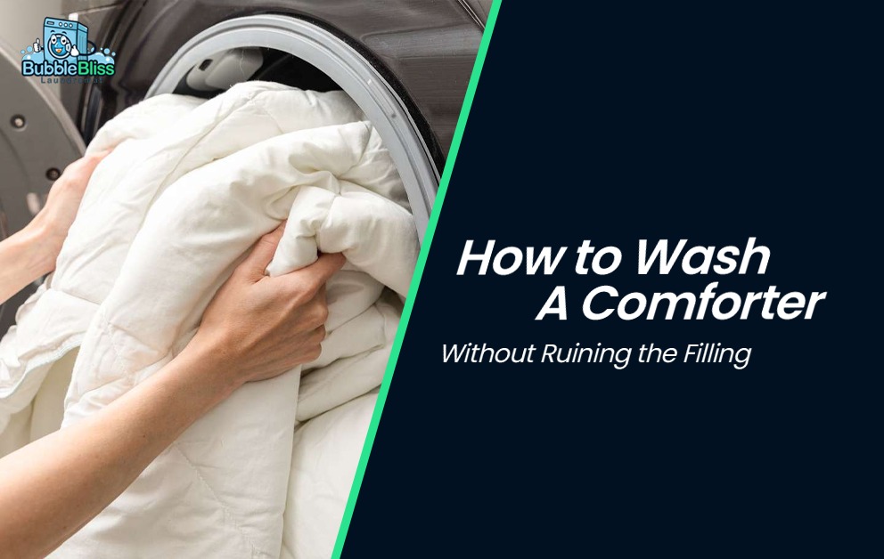 how to wash a comforter