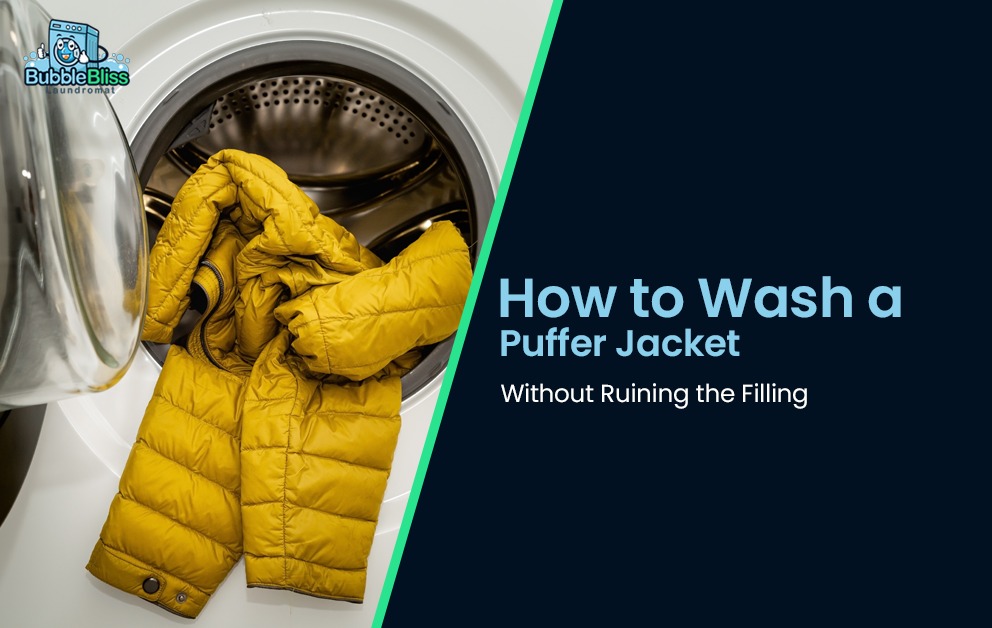 how to wash a puffer jacket
