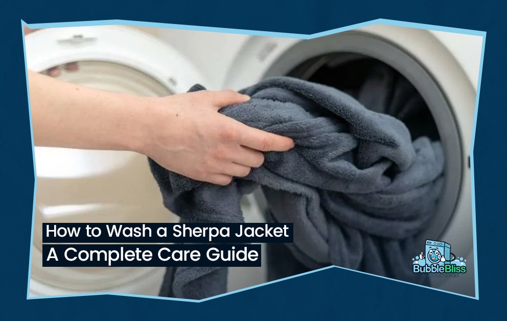 how to wash a sherpa jacket