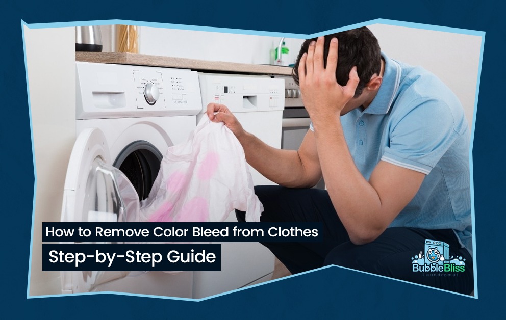 how to remove color bleed from clothes