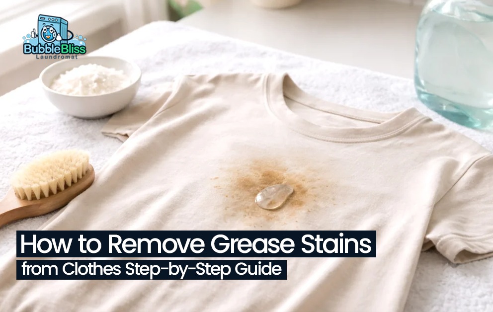 how to remove grease stains from clothes