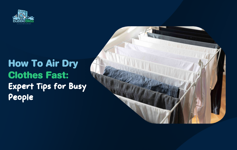 how to air dry clothes fast