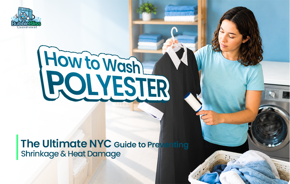 how to wash polyester