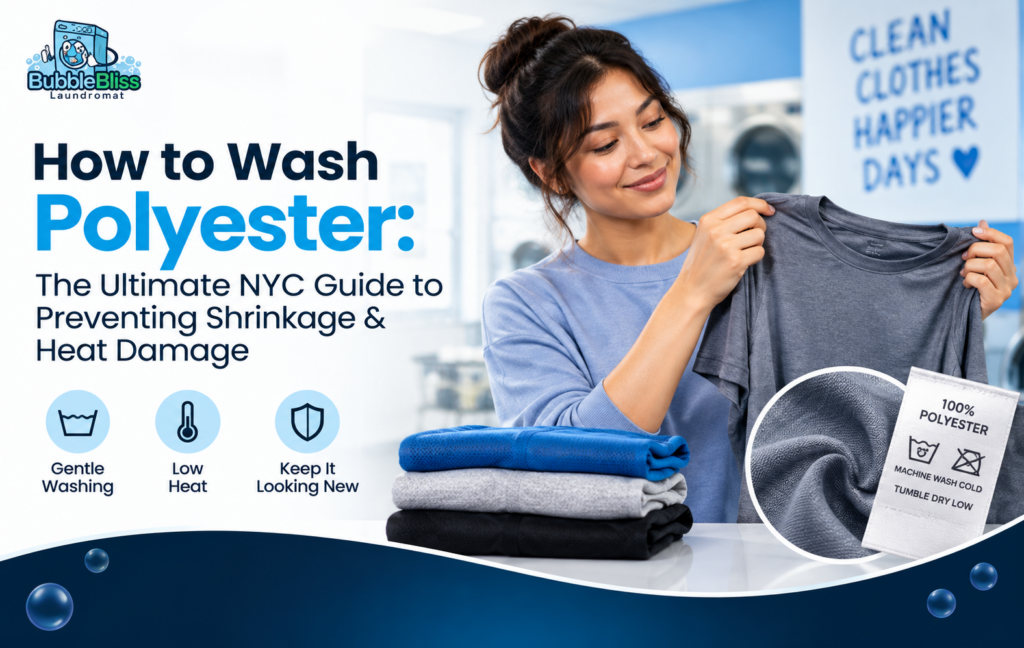 how to wash polyester