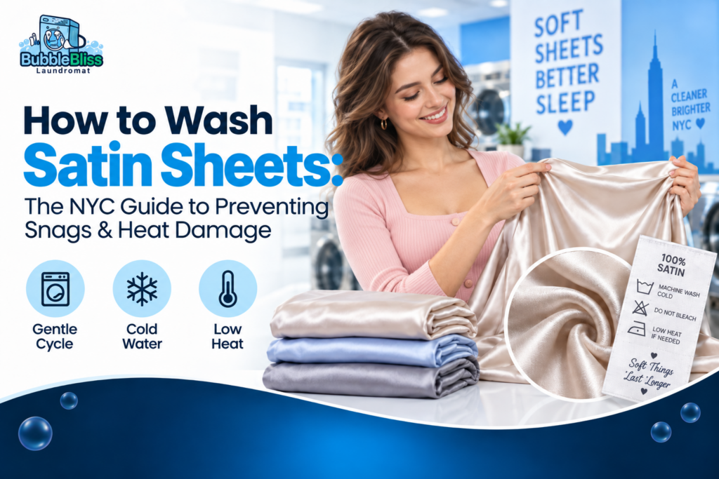 how to wash satin sheets